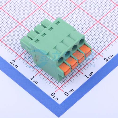 插拔式接线端子 DB2EKD-3.5-4P-GN P=3.5mm 插头 1x4P 电子元器件