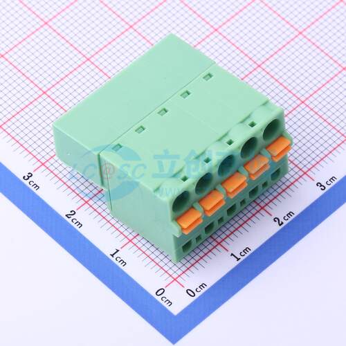 插拔式接线端子 KF2EDGKDR-5.08-5P P=5.08mm 插头 1x5P 原装正品