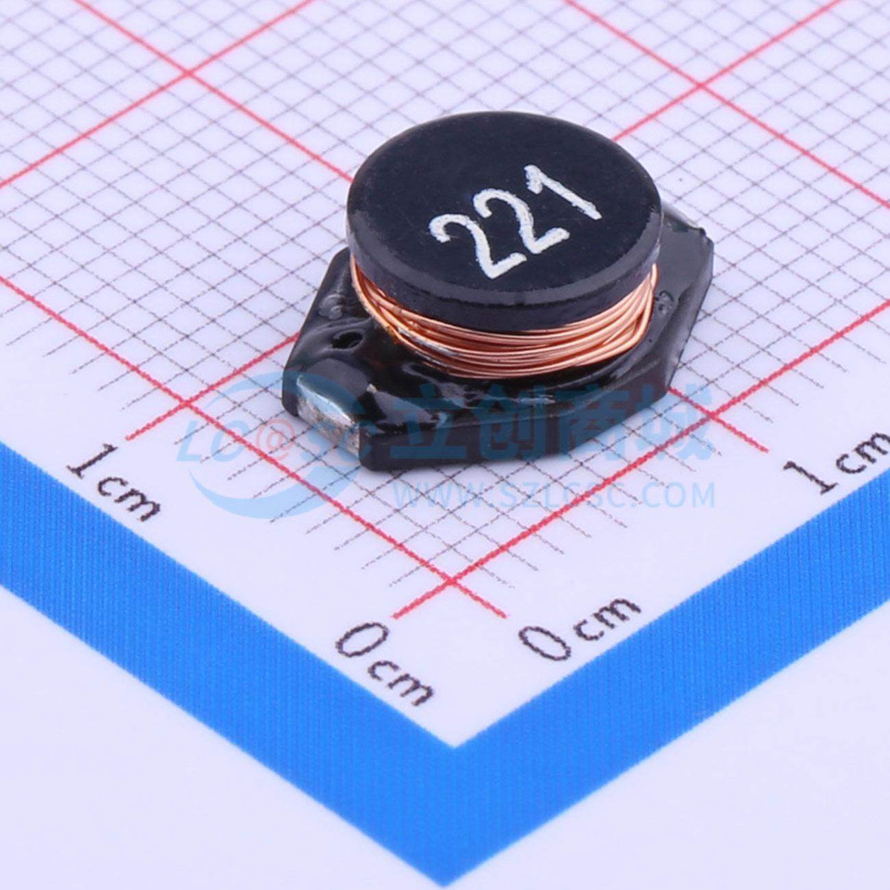 功率电感 SMSD0804-221MT SMD 220uH ±20% 电子元器件配单