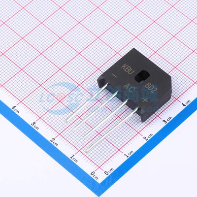 整流桥 KBU802 KBU 200V 8A CJ(江苏长电/长晶) 电子元器件配单