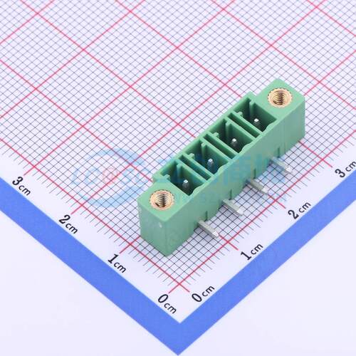 插拔式接线端子 DB1ERM-5.08-4P-GN 弯插,P=5.08mm 电子元器件