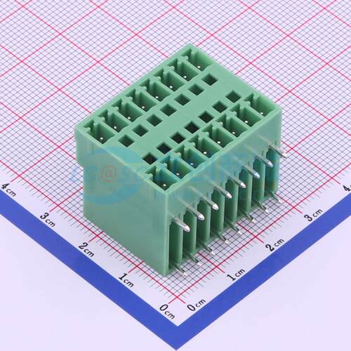 插拔式接线端子 KF2EDGRH-3.5-2*8P 弯插,P=3.5mm 板端/插座-闭口