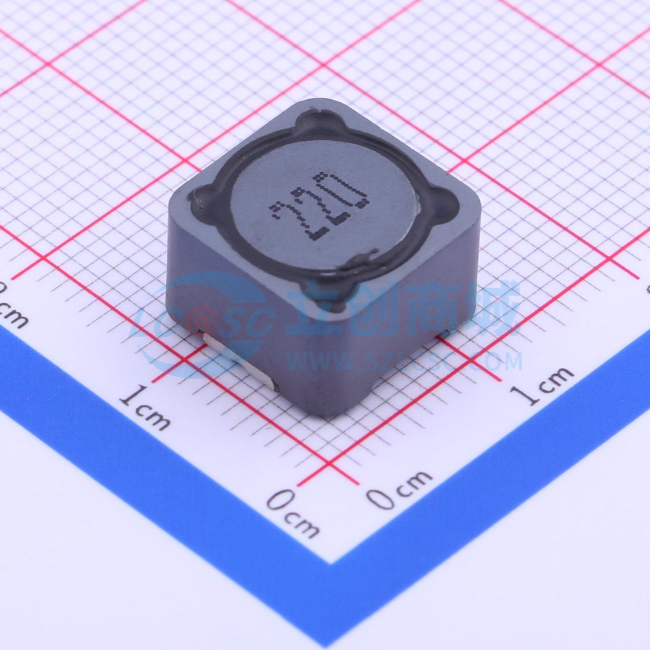 功率电感 APW12A80M220 SMD 22uH ±20% 原装 电子元器件配单