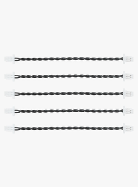 拓竹3D打印模型专用标准零件 外设连接线 SH1.0 2PIN 10CM（5个) IC004