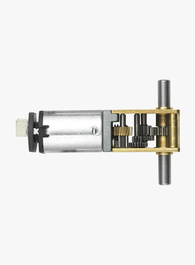 拓竹3D打印模型专用标准零件 N20 10D双侧出轴电机 130rpm (1个) LA009