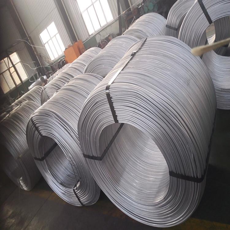 现货钢厂用9.5mm炼钢脱氧铝杆复绕铝杆1060电工高纯铝杆
