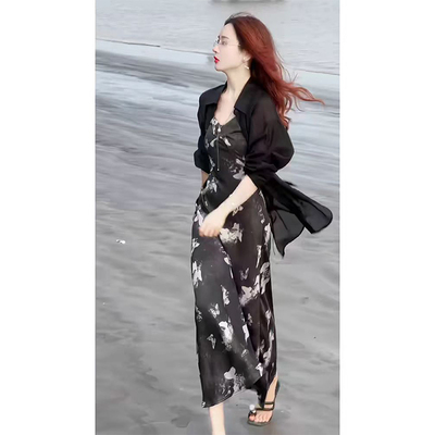 网红高级感时尚小众气质两件套女