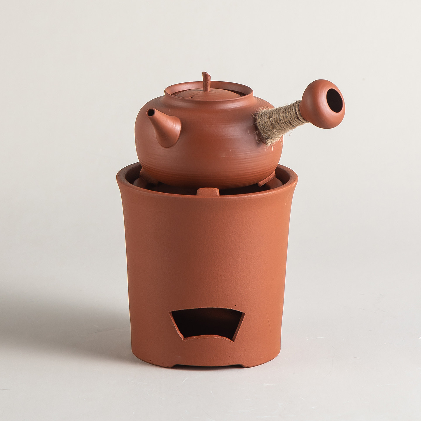 潮州红陶泥砂铫壶炭炉围炉煮茶户外家用潮汕小火炉,餐饮具,煮茶炉,淘宝优惠券,粉丝福利购,淘宝优惠卷