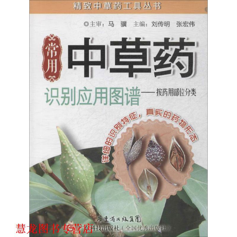 【正版书籍】 常用中草药识别应用图图谱 主编刘传明, 张宏伟 广东科技出版社