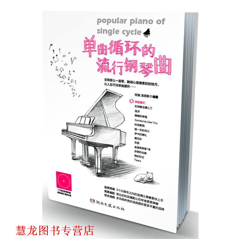 【正版书籍】 单曲循环的流行钢琴曲 柯俊 湖南文艺出版社