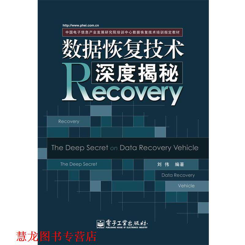 【正版书籍】 数据恢复技术深度揭秘 刘伟 编著 电子工业出版社
