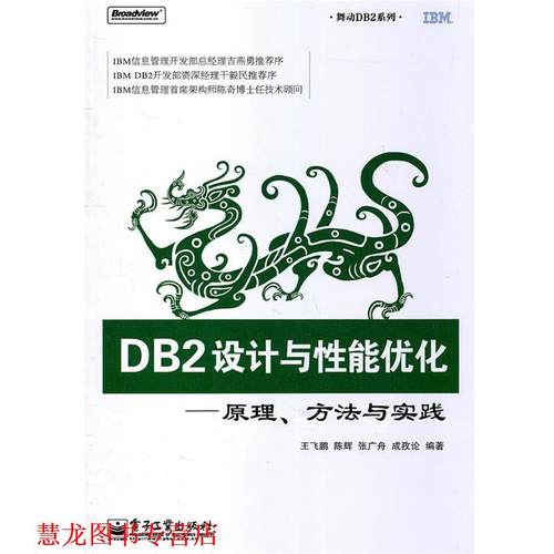 【正版书籍】 DB2设计与性能优化：原理、方法与实践 王飞鹏　等编著 电子工业出版社