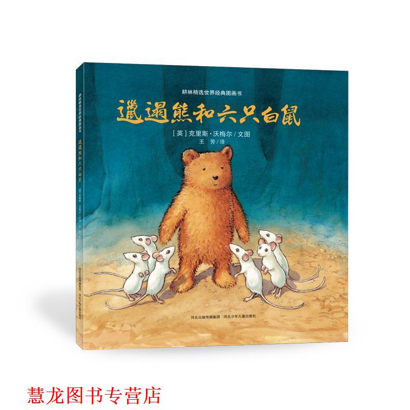 【正版书籍】 邋遢熊和六只白鼠 (英) 克里斯·沃梅尔 著,王芳 译 河北少年儿童出版社