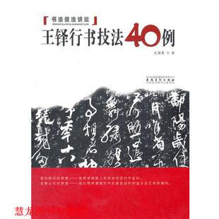 【正版书籍】 书法技法讲坛－王铎行书技法40例 元国霞　著 安徽美术出版社