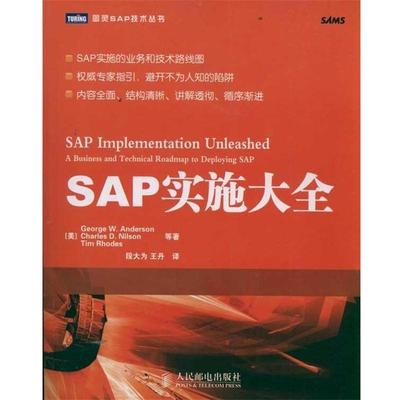【正版书籍】 SAP实施大全 [美] George W.Anderson 等 著,段大为,王丹 译 人民邮电出版社