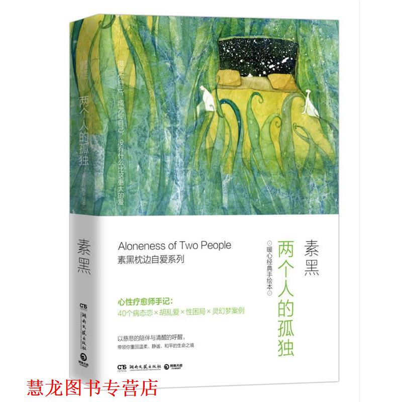 【正版书籍】 两个人的孤独:素黑暖心经典手绘本 素黑 湖南文艺出版社