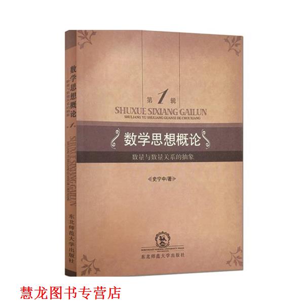【正版书籍】 数学思想概论 数量与数量关系的抽象 史宁中　著 东北师范大学出版社