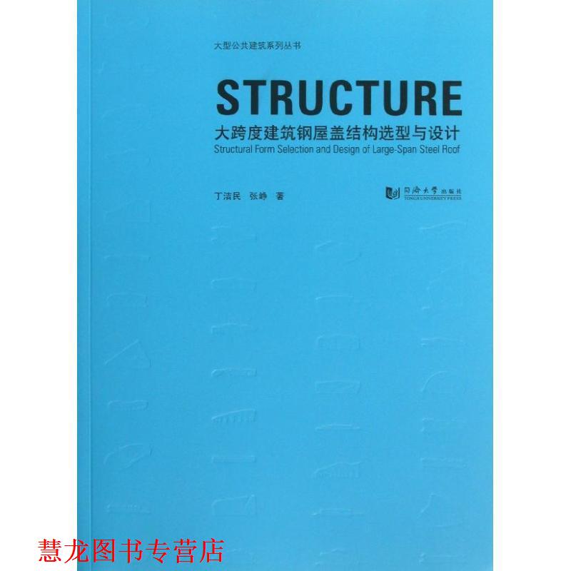 【正版书籍】 大跨度建筑钢屋盖结构选型与设计 丁洁民, 张峥 同济大学出版社