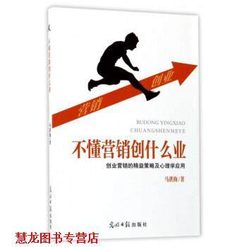 【正版书籍】 不懂营销创什么业 创业营销的精益策略及心理学应用 马洪海 著 光明日报出版社