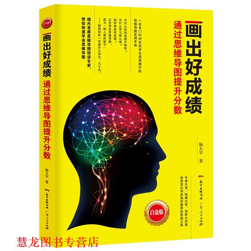 【正版书籍】 画出好成绩:通过思维导图提升分数 杨大宇 广东人民出版社