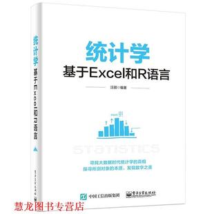 统计学 基于Excel和R语言 汪朋 电子工业出版 书籍 编著 社 正版