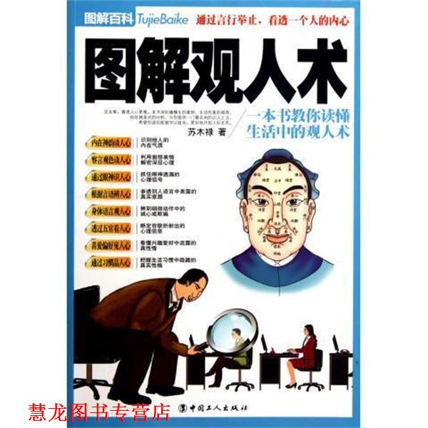 【正版书籍】 图解观人术 苏木禄 中国工人出版社