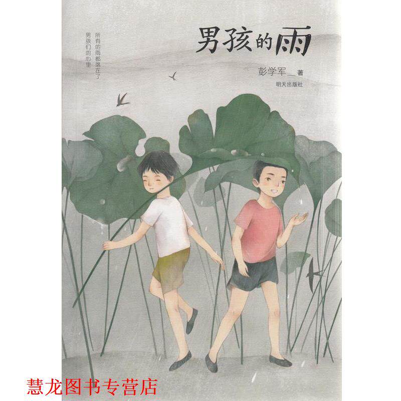 【正版书籍】 男孩的雨 彭学军 著 明天出版社