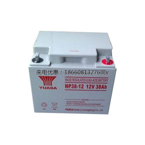 汤浅 NP38-12 12V38AH 阀控式铅酸免维护蓄电池 计算机太阳能专用