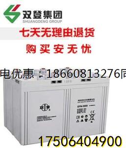 双登铅酸GFM-3000 2V3000AH太阳能UPS风能船舶用免维护蓄电池
