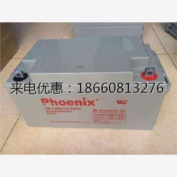 凤凰12V65AH蓄电池KB12650(12V65AH)电源UPS应急设备12V65AH电池