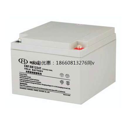 鸿贝BATA蓄电池FM/BB1224T 12V24AH 直流屏 UPS/EPS电源