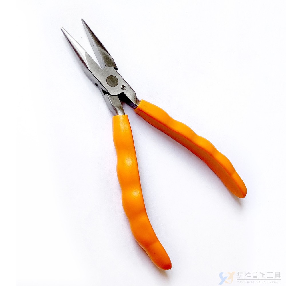 不锈钢套装钳子眼镜调整工具钳无牙扁嘴钳平口钳尼龙圆嘴钳尖嘴钳图片