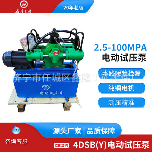 4DSB(Y)-40MPA 管道打压泵 试压泵水路暖管检漏4DSB-100MPA