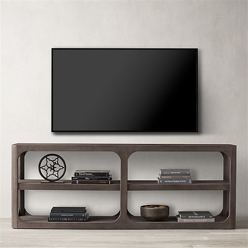 美式复古实木茶几北欧榆木茶桌电视柜休闲桌简约户外阳台边几角几