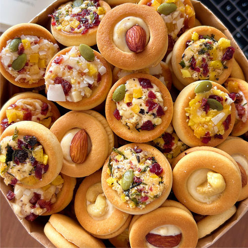 【整箱120包】坚果披萨小饼干