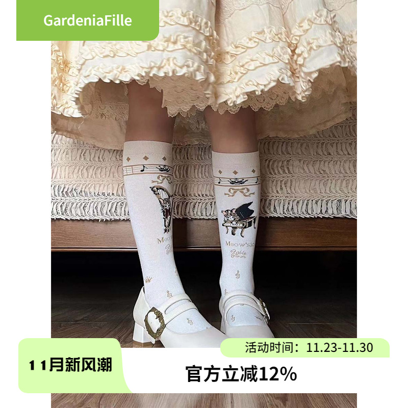 GF玛丽珍复古雕花扣原创低跟真皮