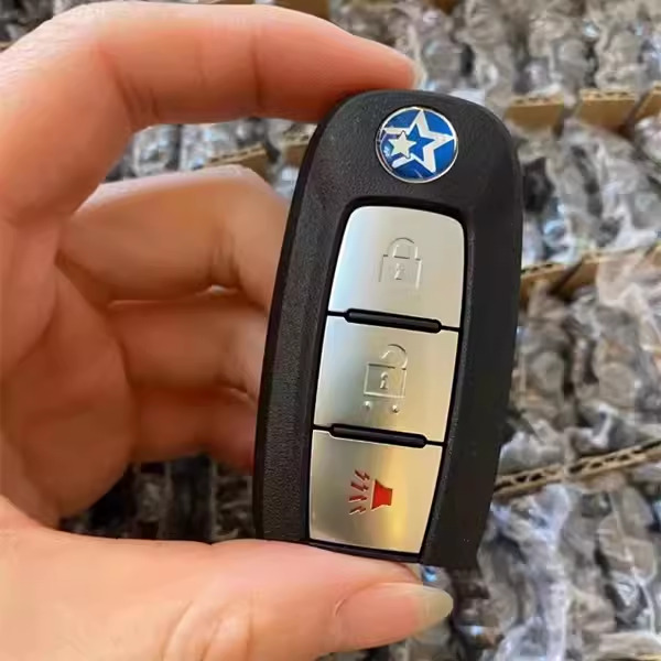 适用启辰T70 T90 D60 T50 T60 智能卡 遥控钥匙外壳4A芯片原厂锁