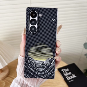 日出碳纤维纹理适用于三星GalaxyZFold7折叠屏手机壳超薄硬壳zfold6新款z4/z3专用5五代外壳W24防摔23/22套25