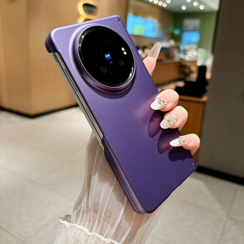 金属漆双中轴适用于vivoxfold6手机壳2026新款Xfold6保护套全包PC硬防摔xfold3pro磁吸铰链后简约独特XFOLD5