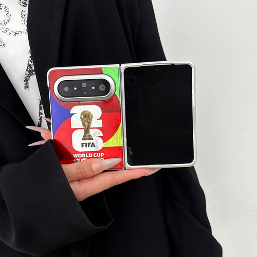 2026冰川世界杯前框后盖适用华为Puraxmax手机壳新款XMAX典藏版专用套三星zflip76543高级MIXFlip2防摔N3Flip