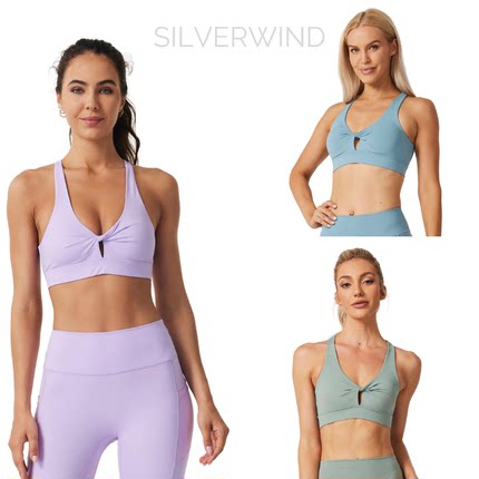 Silverwind HeyCloud纯色运动外穿背心跑步速干健身瑜伽裤套装女
