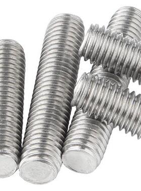 铁锌镀丝杆牙条全牙通丝0螺杆全螺纹牙棒丝杠螺丝杆M4M5M6M81M1M2