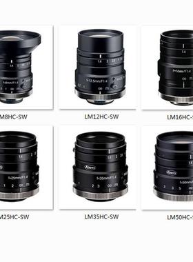 日本镜头工1英寸SWIR 系列8MM焦业M镜头ccdC接口L8定H897C-SW