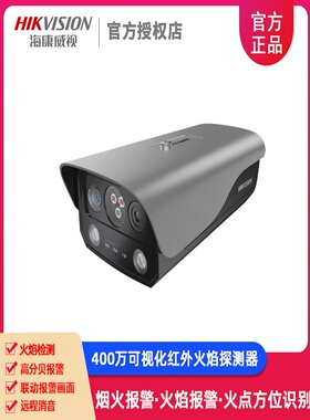 海康威视可视化红外火焰识别语音对讲探智能探测摄像机NP-V2H-P