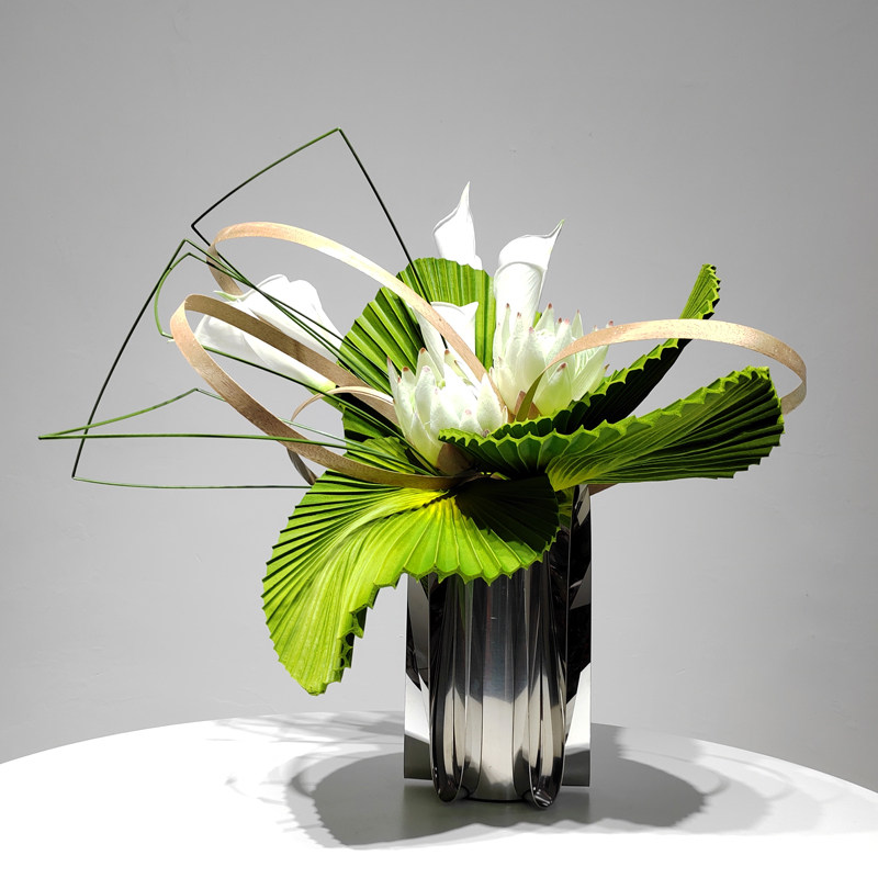 高端轻奢花艺摆件客厅桌面现代假花仿真花摆设简约样板间餐桌摆花,家居饰品,仿真花/假花,淘宝优惠券,粉丝福利购,淘宝优惠卷