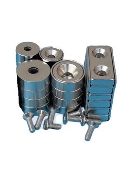 圆形方型带座磁铁MAGFN MAGFS/MAGK-10 12 15 20 25沉孔磁石吸铁