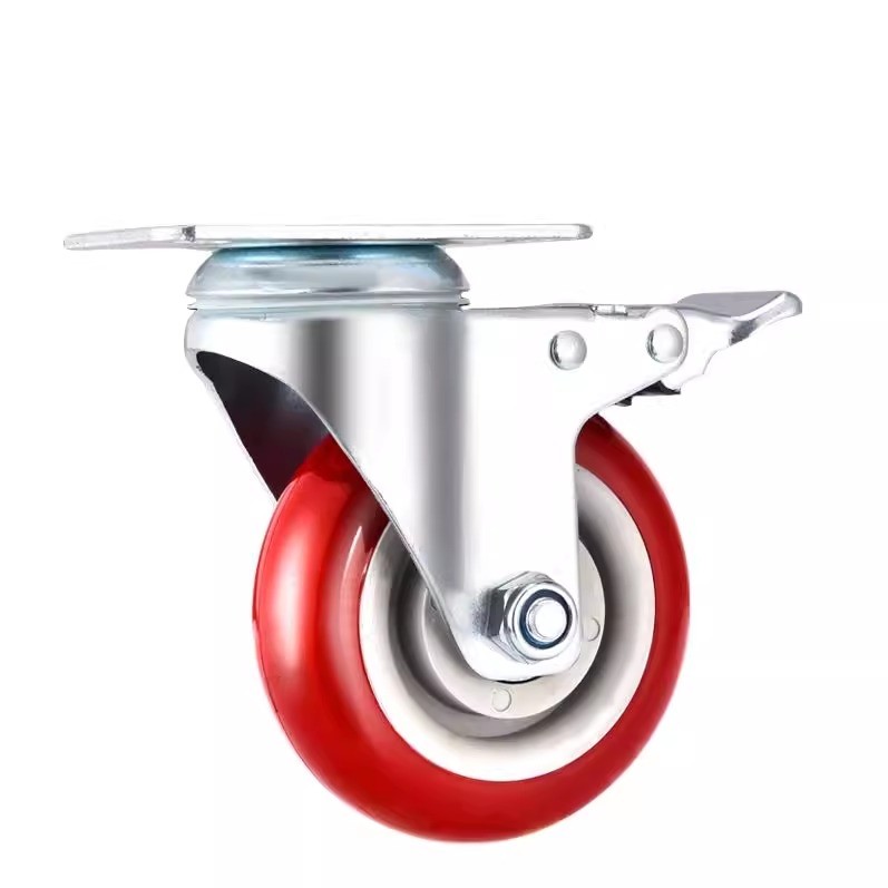 替代米思米聚氨酯中型脚轮C-CSDS/C-CSDK/C-CSDJ80/100-U