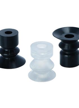 怡合达柔软波纹型吸盘白色/黑色防静电J-WEP36-d6/8/10/12/15/20