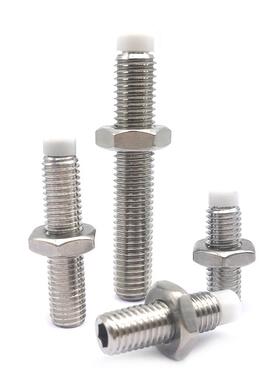 TDA66不锈钢直杆型带聚缩醛POM止动螺栓限位缓冲螺丝SPUS12-30/40