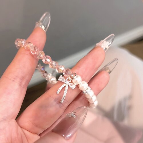 6咪贝珠少女感闪闪手链